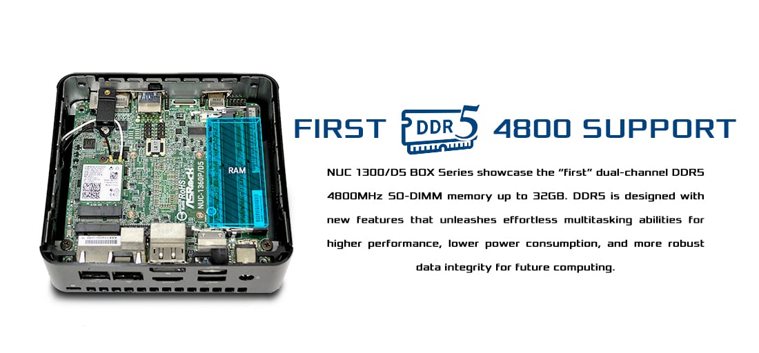 NUC BOX-1300 D5 Barebone Systems